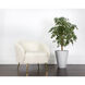 Clea Altro White Lounge Chair